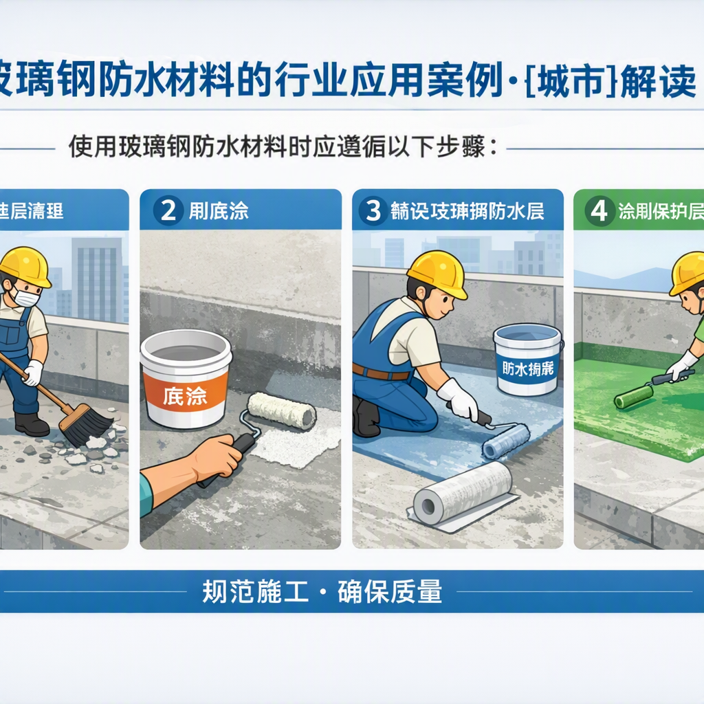 玻璃钢防水材料的行业应用案例，郴州解读